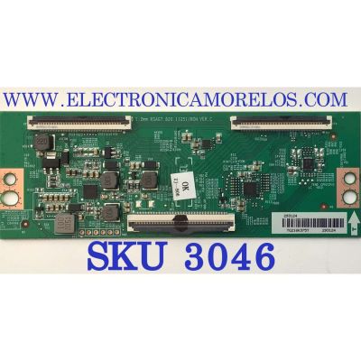T-CON PARA TV HISENSE / NUMERO DE PARTE 293124 / RSAG7.820.11251/ROH / TG216K375T / H41802PNL20A2 / PANEL HD500Y1U61-T0L6/S0/GM/ROH / DISPLAY PT500GT02-7 / MODELO 50R7G5 50A53F